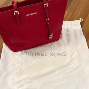 Michael Kors Scarlet Red Tote